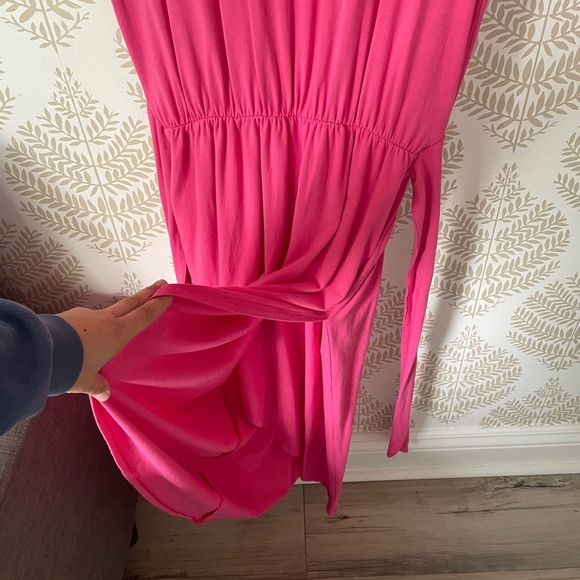 Smash & Tess Rebecca Wrap Dress in Pop of Pink - New Without Tags - Picture 7 of 16